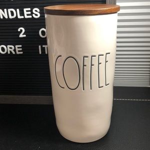 NEW Rae Dunn COFFEE cellar canister